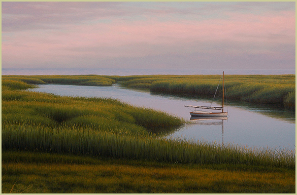 Dawn on Short Wharf Creek - Patrick Kitson