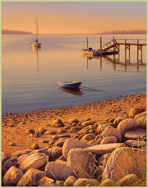 Light on Pleasant Bay - Patrick E. Kitson